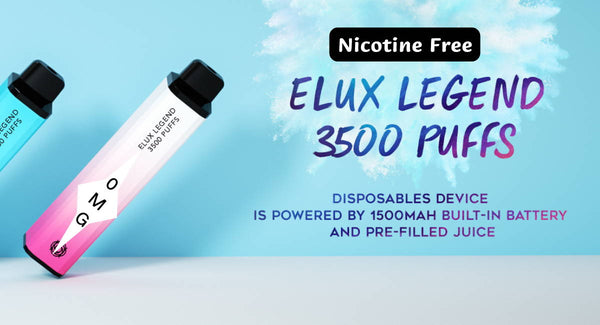Elux Legend 3500 Puffs Disposable Vape 0mg Review