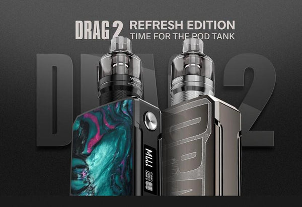 VOOPOO DRAG 2 Refresh Edition Kit Review - A Powerful, Versatile Hybrid Mod and PnP Tank