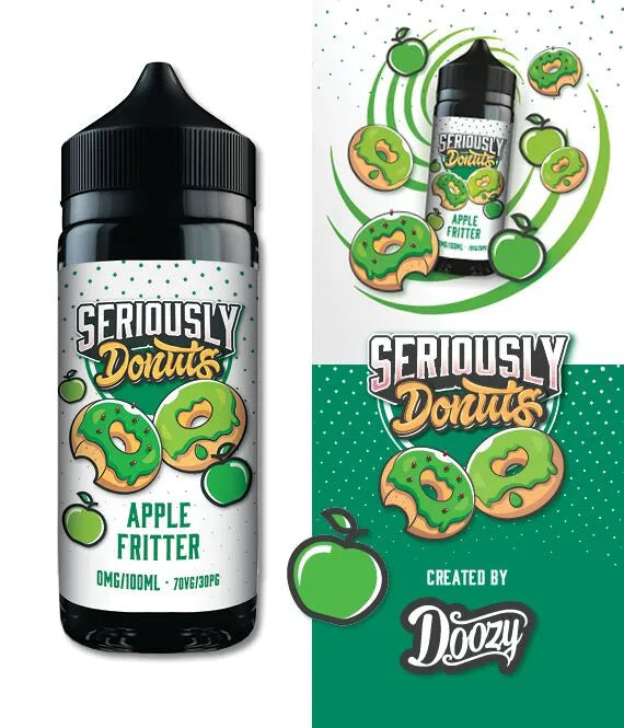 Seriously Donut E-liquid Shortfill 100ml by Doozy Vape