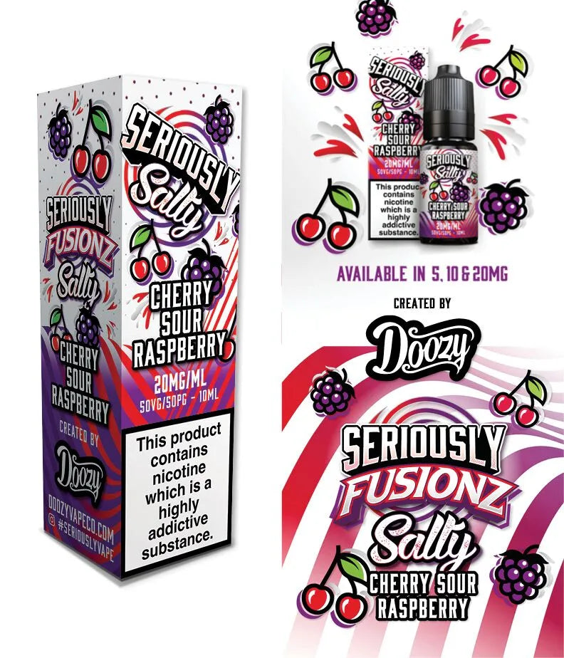 Seriously Fusionz Salty Nic Salt E-liquid 10ml