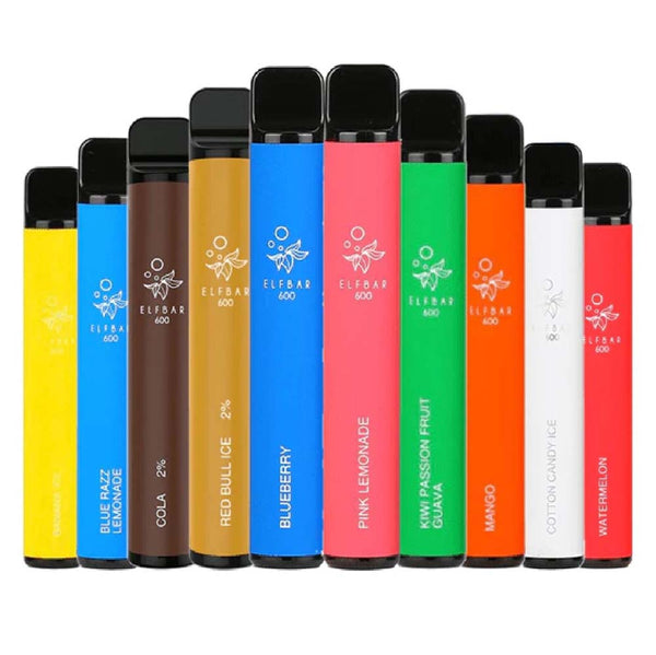 Elf Bar 600 Puffs Disposable Vape 20mg