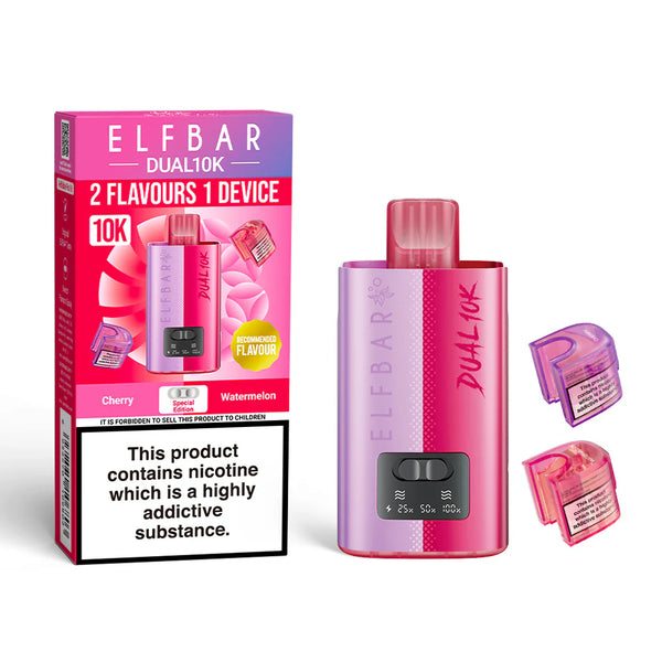 Elf Bar Dual 10K Prefilled Pod Vape Kit | Dual Flavour | 20mg Nic Salt