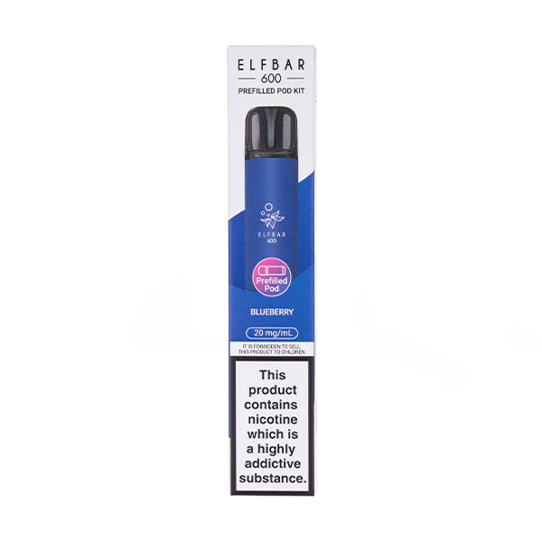 Elf Bar 600 Pod Kit – Rechargeable Prefilled Vape Kit (600 Puffs) | Post June 1st Compliant