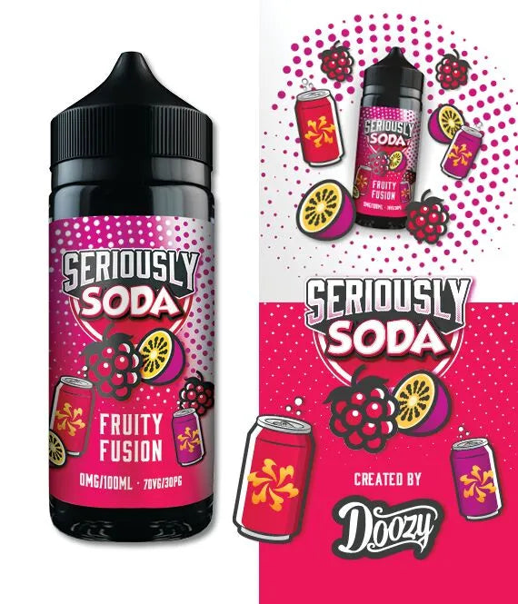 Seriously Soda E-liquid Shortfill 100ml by Doozy Vape