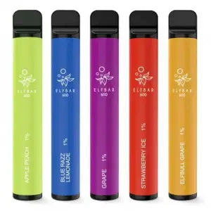 Elf Bar 600 Puffs Disposable (WITHOUT BOX) 10mg