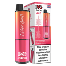 IVG 2400 Rechargeable Vape Kit | 4-in-1 Prefilled Pod System | 20mg Nic Salt | Up to 2400 Puffs