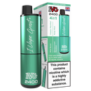 IVG 2400 Rechargeable Vape Kit | 4-in-1 Prefilled Pod System | 20mg Nic Salt | Up to 2400 Puffs
