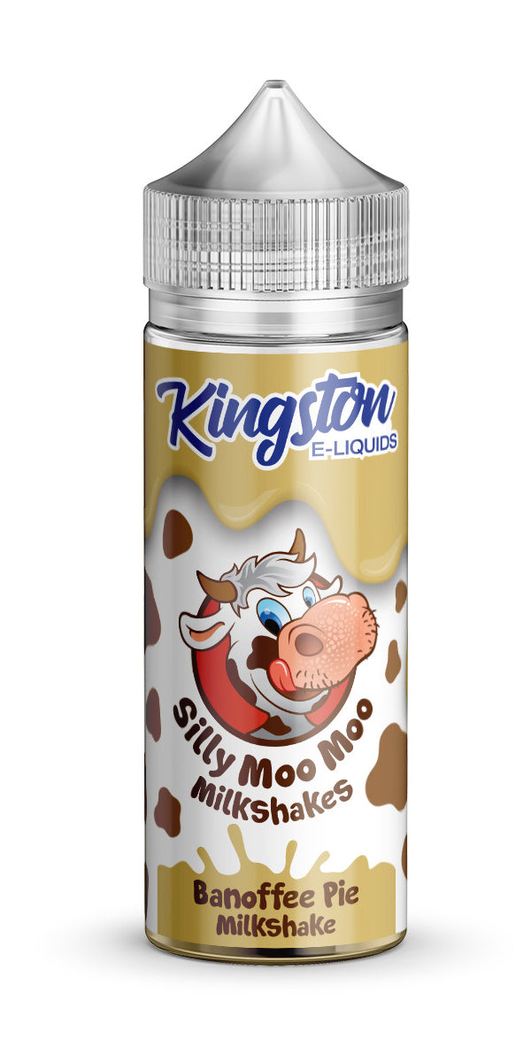 Kingston Silly Moo MOO Milkshakes Range 100ml Shrotfill E-liquid