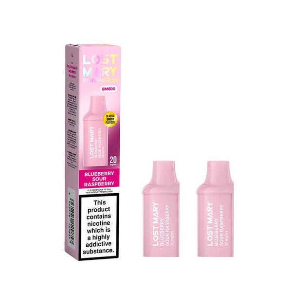 Lost Mary BM600 Prefilled Pods – 2 Pack | Post June 1st Compliant | 20mg Nic Salt