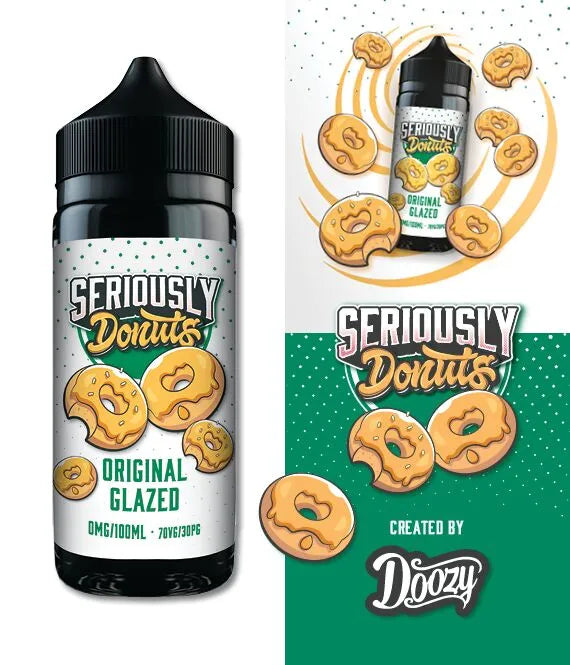 Seriously Donut E-liquid Shortfill 100ml by Doozy Vape