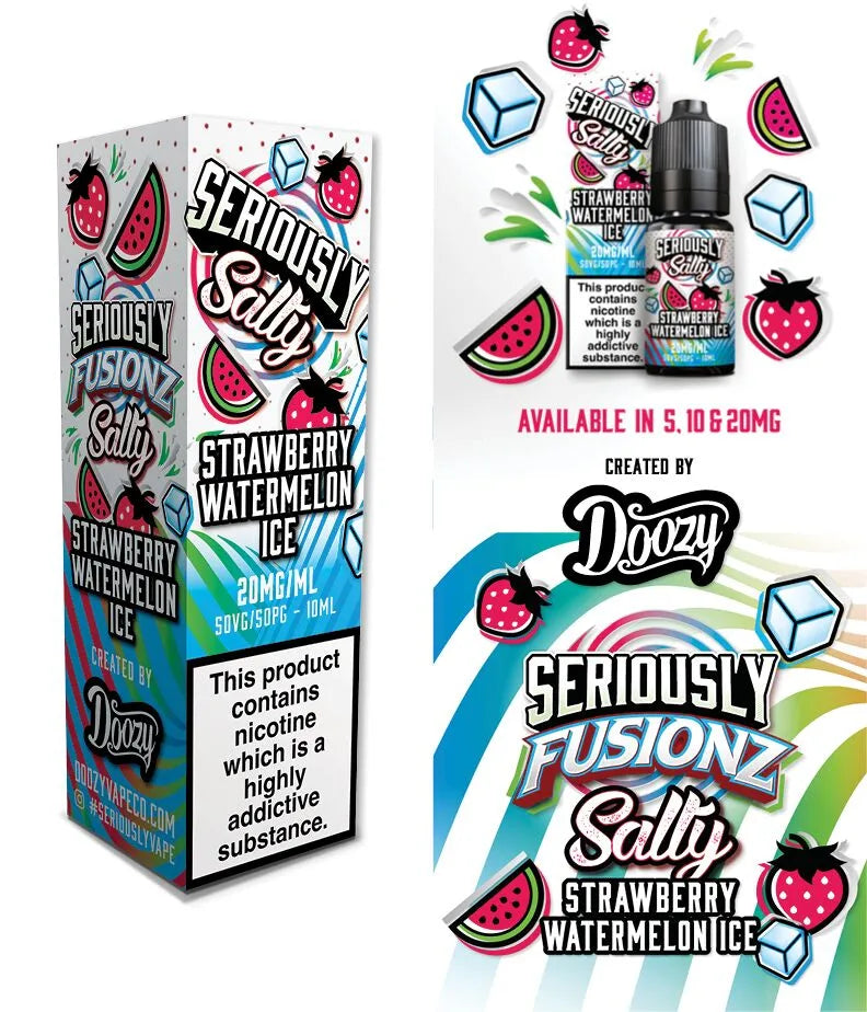 Seriously Fusionz Salty Nic Salt E-liquid 10ml