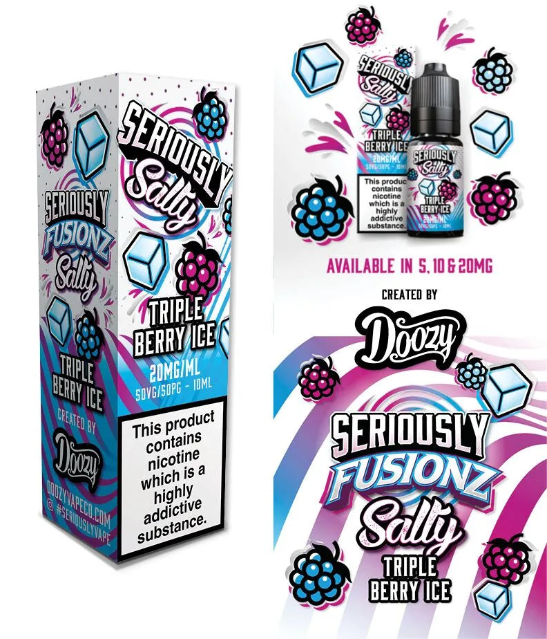 Seriously Fusionz Salty Nic Salt E-liquid 10ml