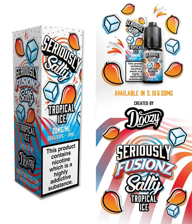 Seriously Fusionz Salty Nic Salt E-liquid 10ml