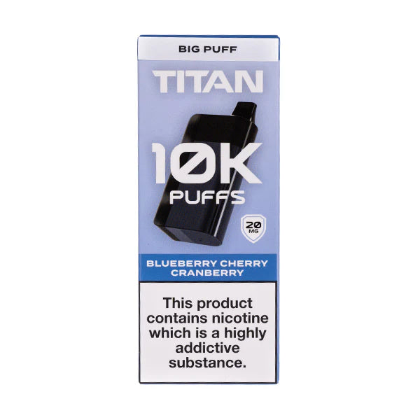 Titan 10k Rechargeable Disposable Box of 5 (5 pcs in one box)