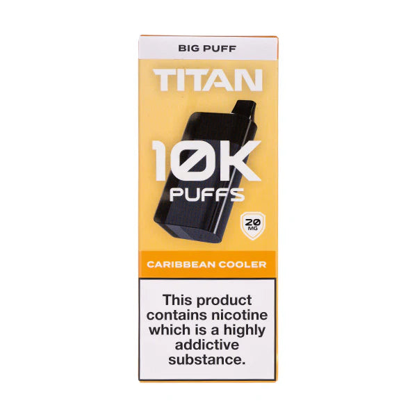 Titan 10k Rechargeable Disposable Box of 5 (5 pcs in one box)