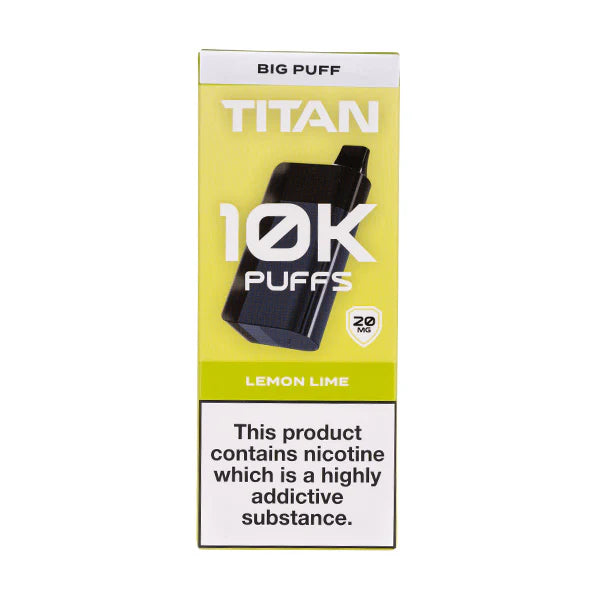 Titan 10k Rechargeable Disposable Box of 5 (5 pcs in one box)