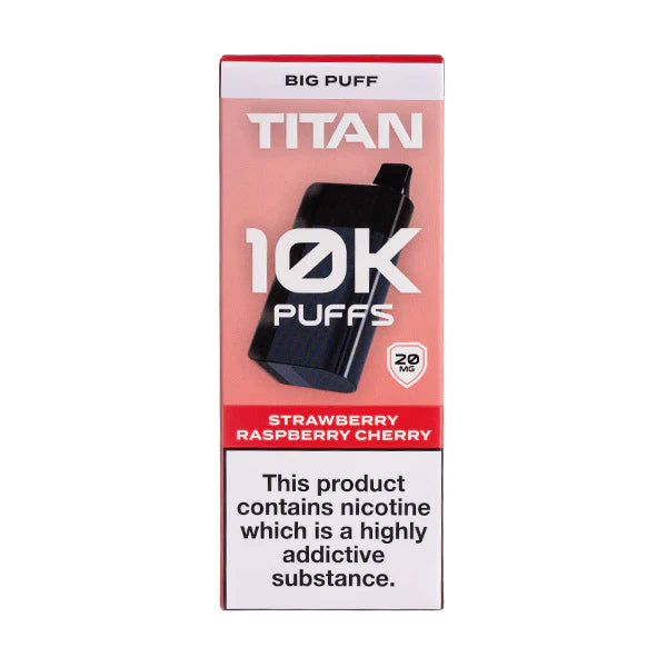 Titan 10k Rechargeable Disposable Box of 5 (5 pcs in one box)