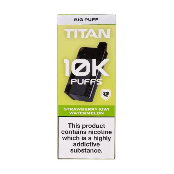 Titan 10k Rechargeable Disposable Box of 5 (5 pcs in one box)