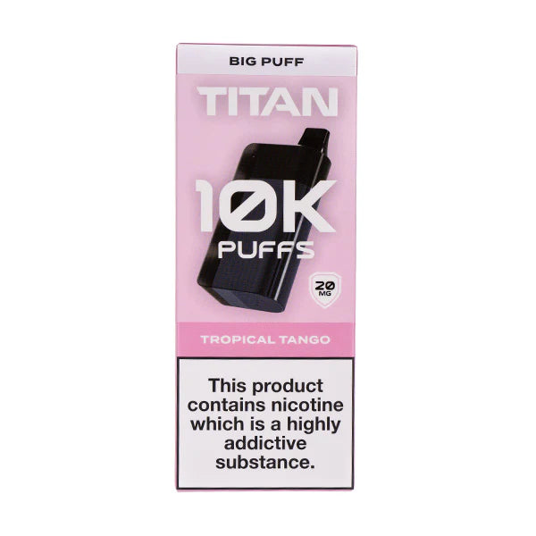 Titan 10k Rechargeable Disposable Box of 5 (5 pcs in one box)