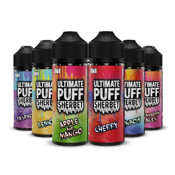 Ultimate Puffs Sherbet Range 100ml Shortfill E-liquid