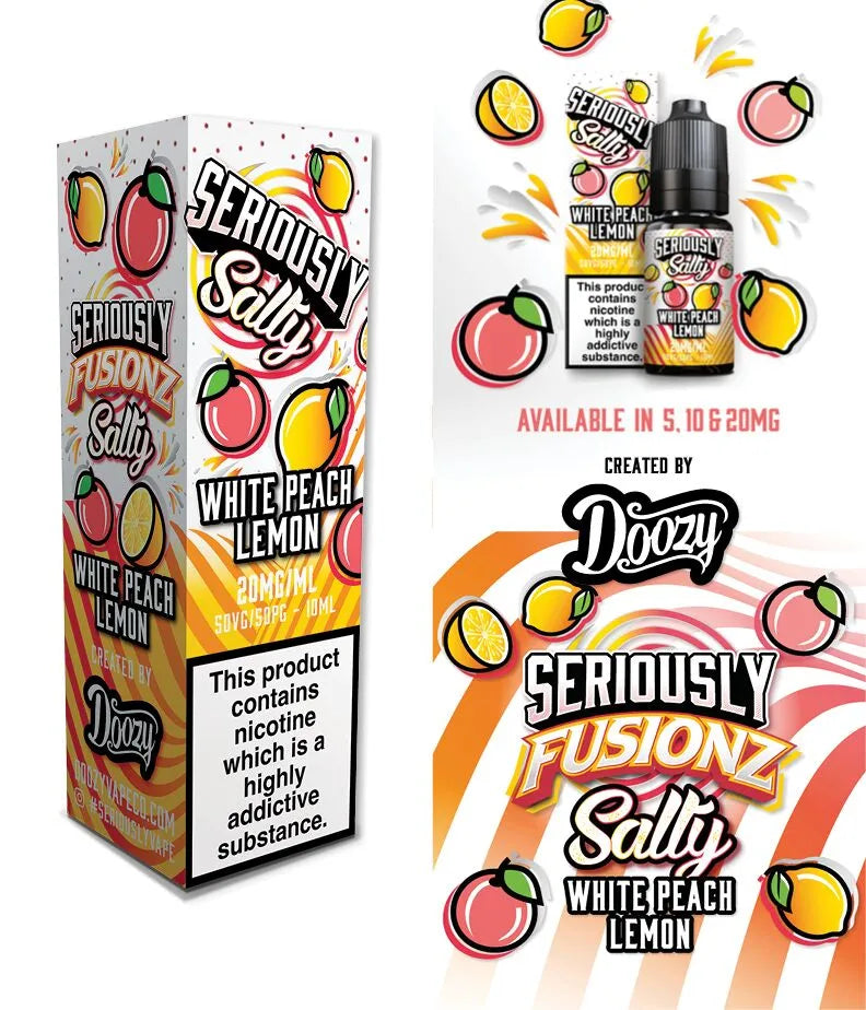 Seriously Fusionz Salty Nic Salt E-liquid 10ml