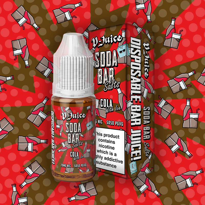 V-Juice Soda Bar Salts 10ml E-liquid