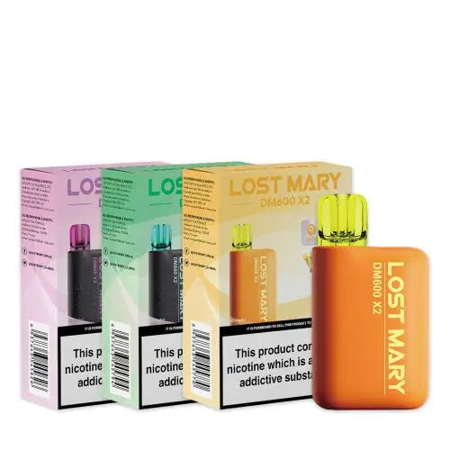 Lost Mary DM600 X2 Disposable Pod Kit 1200 Puffs - Twin Pack