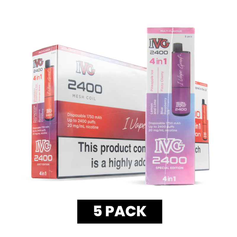 IVG 2400 Disposable Box of 5 ( 5 pcs in one box)