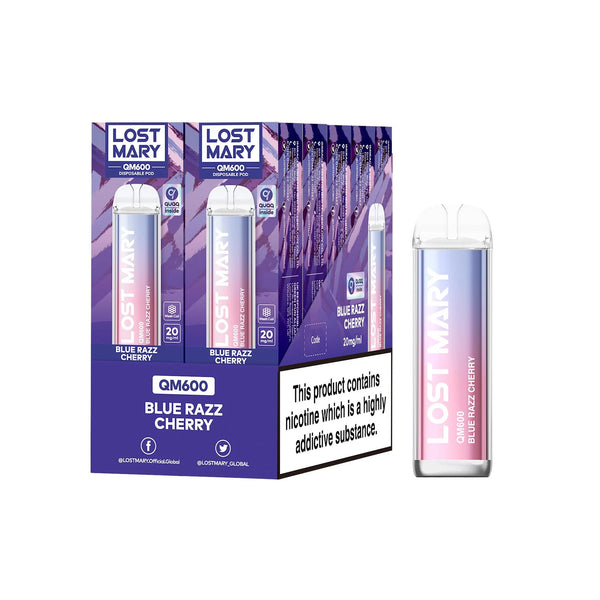 Lost Mary QM600 Disposable Vape 20mg Pack of 10