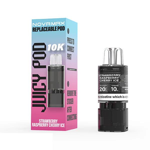 Juicy Pod Novamax 10K Replacement Prefilled Pod | 2 ml Mesh Coil | 20 mg Nic Salt