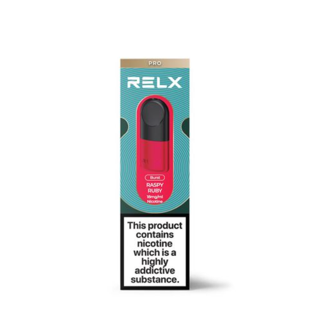 RELX Essential Raspy Ruby Pre-filled Flavored Pods 2PCS