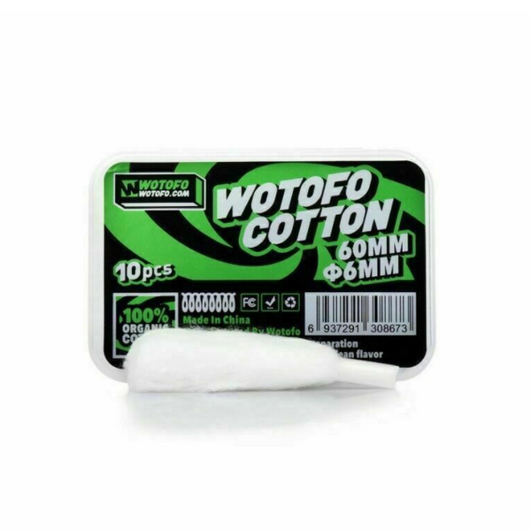 Wotofo Agleted Organic Cotton 6MM 10PCS