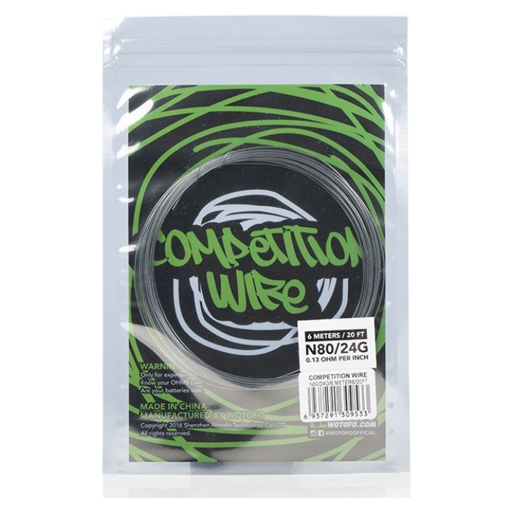 Wotofo Ni80 Competition Wire 24G/26G 20ft Pack