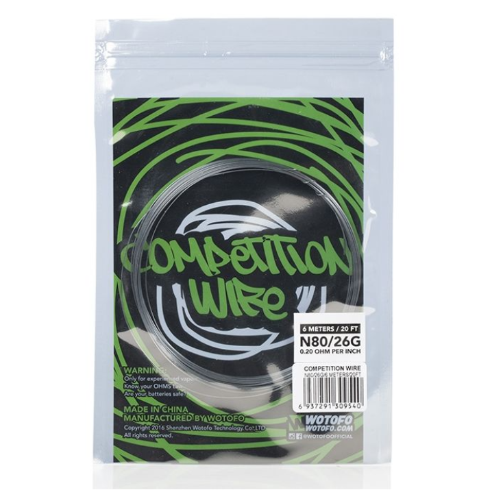 Wotofo Ni80 Competition Wire 24G/26G 20ft Pack