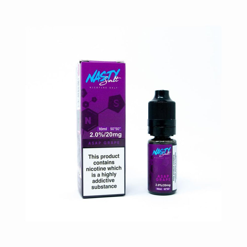 Nasty Juice ASAP Grape Nic Salt E-liquid 10ml - NewVaping