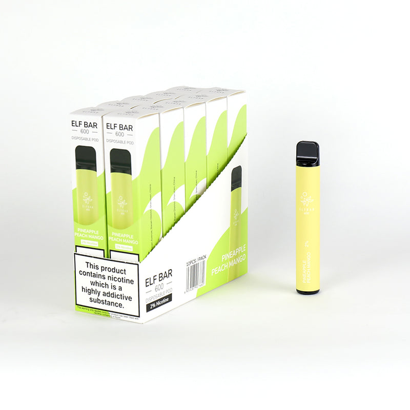 Elf Bar 600 Puffs Disposable Vape 20mg