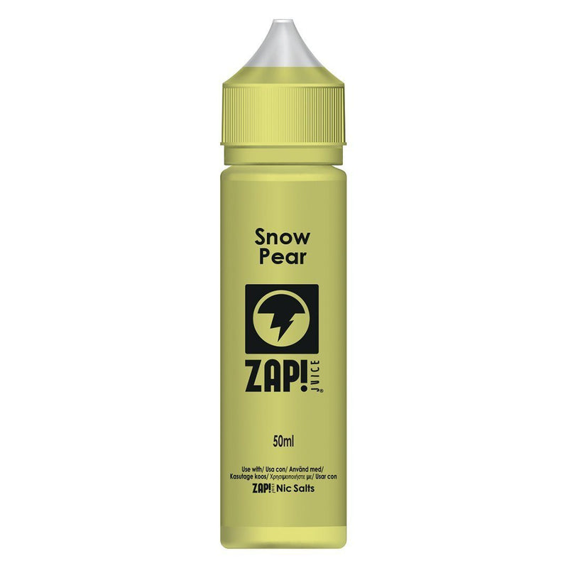 Zap! Juice Snow Pear Shortfill E-liquid 50ml (Free Nic Salt Included) - NewVaping