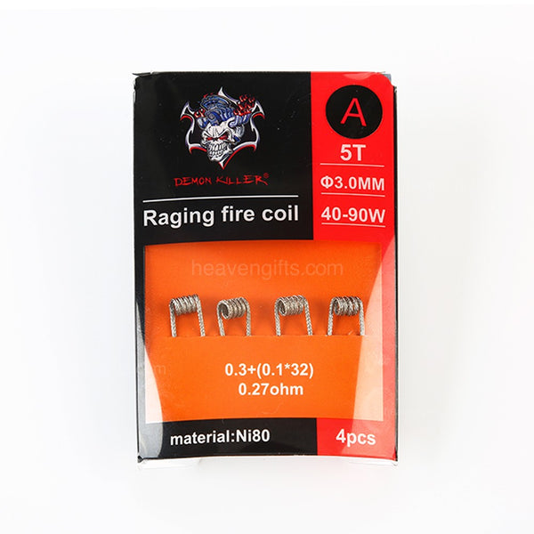 Demon Killer Raging Fire Premade Coils 4PCS