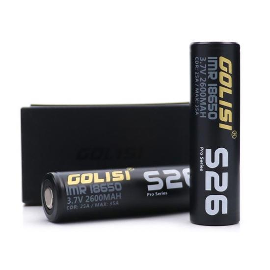 Golisi S26 18650s Li-ion Battery 2PCS - NewVaping