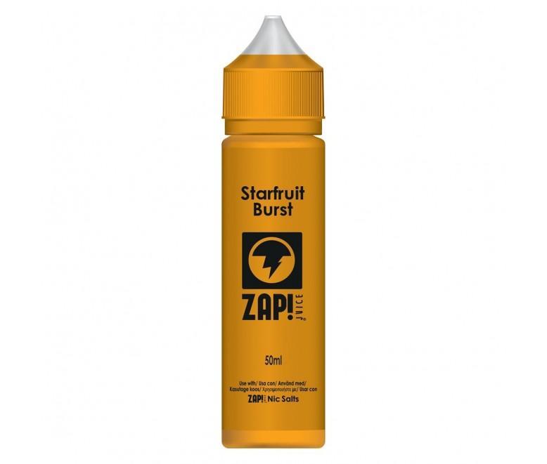 Zap! Juice Starfruit Burst Shortfill E-liquid 50ml (Free Nic Salt Included) - NewVaping
